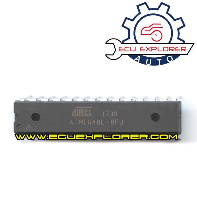 ATMEL ATMEGA8L-8PU Chip