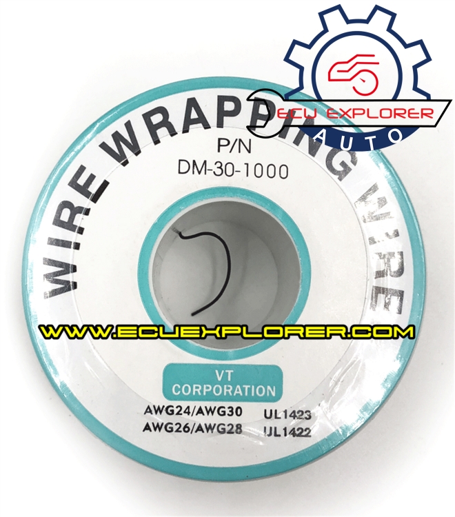 Black wire wrapping wire