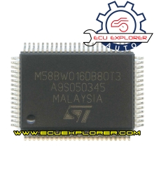 M58BW016DB80T3 flash chip