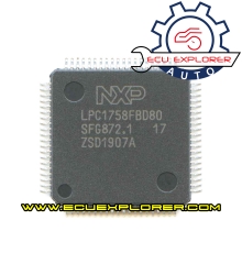 LPC1758FBD80 chip