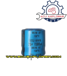 25v 1500uf capacitor