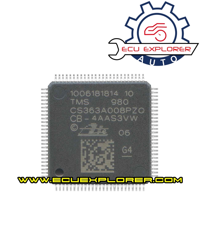 TMS 980 CS363A008PZQ chip