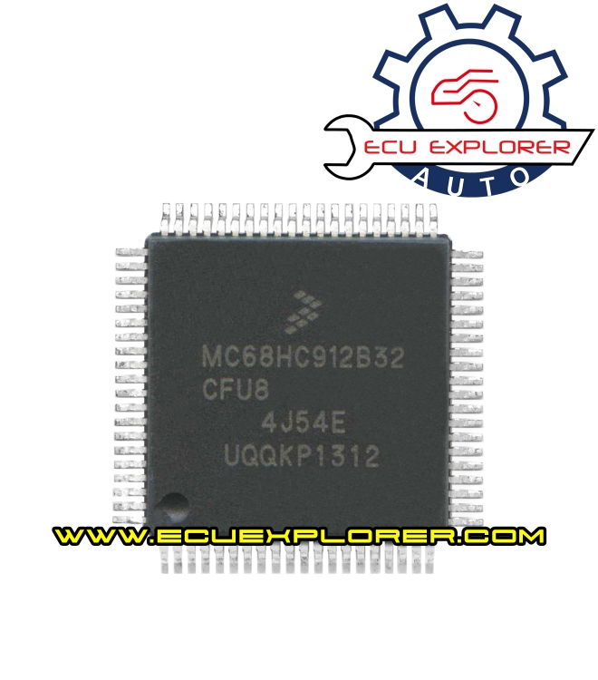 MC68HC912B32CFU8 4J54E chip